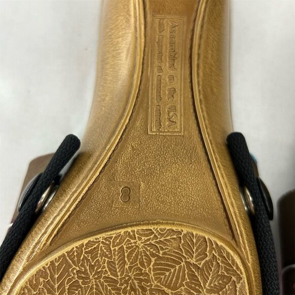 OneSole Women's Floral Print Slide Wedge Sandals Comfortable  Slip-On Sz 8 - Picture 5 of 6